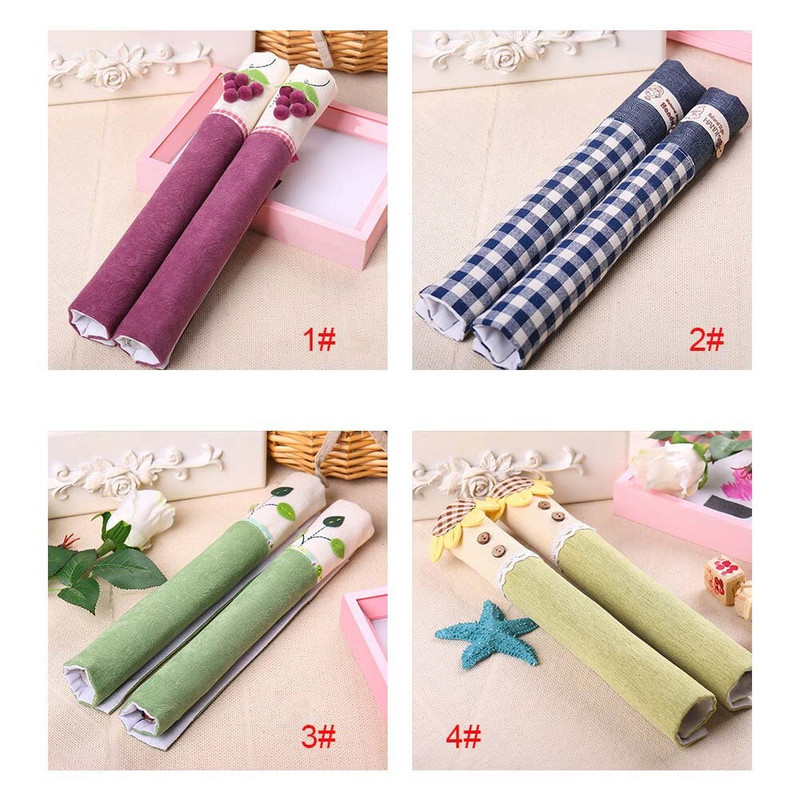 1 ζεύγος καλύμματα λαβής Keep Clean Αντιστατική διακόσμηση για πόρτα ψυγείου κουζίνας Αντιολισθητικό κάλυμμα λαβής συρόμενης πόρτας