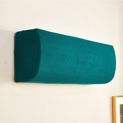 Kryt na klimatizáciu z polárneho fleecu, elastický, proti prachu, nástenný chránič, ľahko čistiteľný kryt, ochranný kryt pre domácu dekoráciu