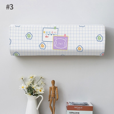 Kryty klimatizácie s kreslenými motívmi, komplexné kryty na klimatizáciu, ochranné puzdro s kórejským vzorom pre dekoráciu domácej kancelárie