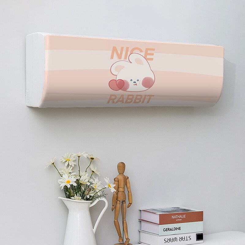 Kryty klimatizácie s kreslenými motívmi, komplexné kryty na klimatizáciu, ochranné puzdro s kórejským vzorom pre dekoráciu domácej kancelárie