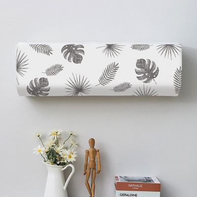 Apdrukāts gaisa kondicionētāja putekļu pārsegs Gaisa kondicionētāja aizsargvāciņš Gaisa kondicionētāja mazgāšanas vāciņš Vienkārša tīrīšana mājās