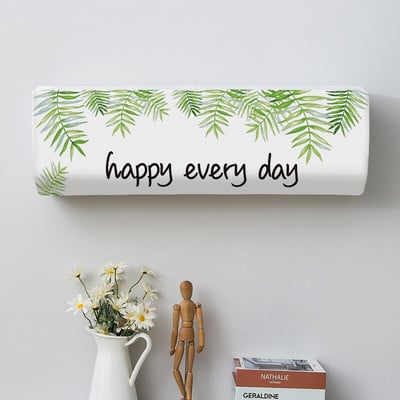 Apdrukāts gaisa kondicionētāja putekļu pārsegs Gaisa kondicionētāja aizsargvāciņš Gaisa kondicionētāja mazgāšanas vāciņš Vienkārša tīrīšana mājās