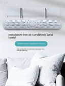 Čelné sklo klimatizácie, proti priamemu vyfukovaniu, výstup studeného vzduchu, ochranný kryt proti vetru, nástenný univerzálny