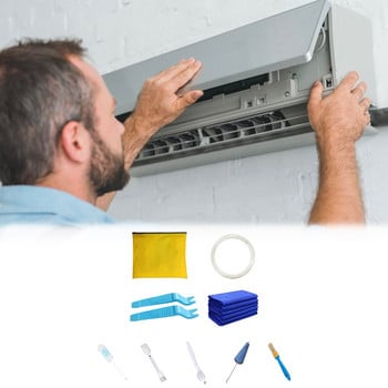 Κιτ καλύμματος καθαρισμού κλιματιστικού Κιτ καλύμματος καθαρισμού κλιματιστικού AC Dust Washing Clean προστατευτικό τσάντα τοίχου Mini split AC