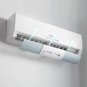 Aer condiționat Parbriz extensibil reglabil Parbriz cu suflare directă Parbriz anti-vânt drept Accesorii de uz casnic