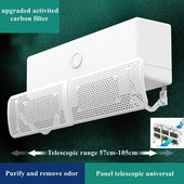 Škálovateľná závesná klimatizácia, nastaviteľný deflektor vetra, čelné sklo, prepážka proti priamemu fúkaniu pre domácnosť