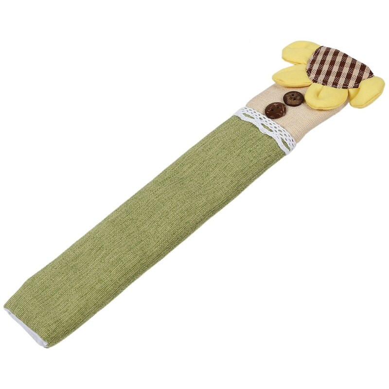 1 pár bavlnených krytov kľučiek dverí chladničky, praktický kryt kľučky dverí s dvojitými dverami chladničky, chránič rukavíc, domáce kuchynské náradie