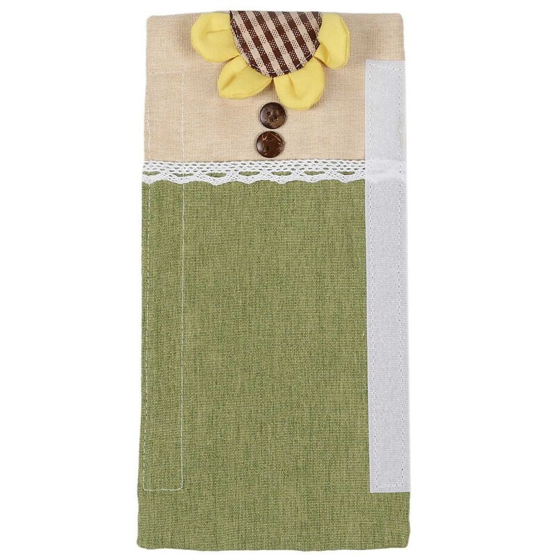 1 pár bavlnených krytov kľučiek dverí chladničky, praktický kryt kľučky dverí s dvojitými dverami chladničky, chránič rukavíc, domáce kuchynské náradie