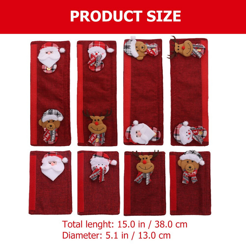 Rukoväť, kryt chladničky, kuchynská dekorácia, dvierka, rúra, obal na spotrebič, vianočný chránič chladničky, umývačka riadu, látkový obal