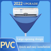 Čistiaci kryt klimatizácie 2022 Upgrade, vodotesný čistiaci kryt proti prachu pre domáce klimatizácie pod 2P 