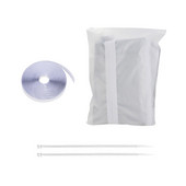 Pânză de etanșare a ferestrelor pentru aer condiționat Unitate mobilă de AC Unitate moale de etanșare de pânză AC cu fermoar și dispozitiv de fixare adeziv Funcționează cu