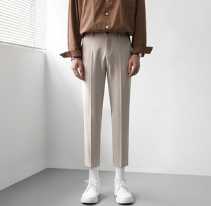 Pantaloni eleganti pentru barbati - cu buzunar si fermoar