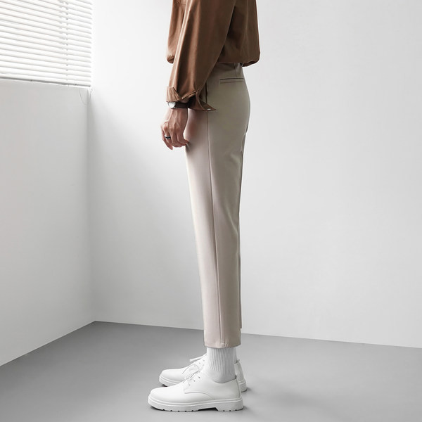 Pantaloni eleganti pentru barbati - cu buzunar si fermoar