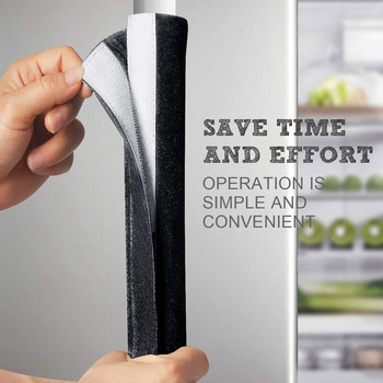 Κάλυμμα λαβής πόρτας ψυγείου Διακοσμητική συσκευή κουζίνας Λαβές αντιολισθητικά γάντια για φούρνο ψυγείου Keep off Fingerprints
