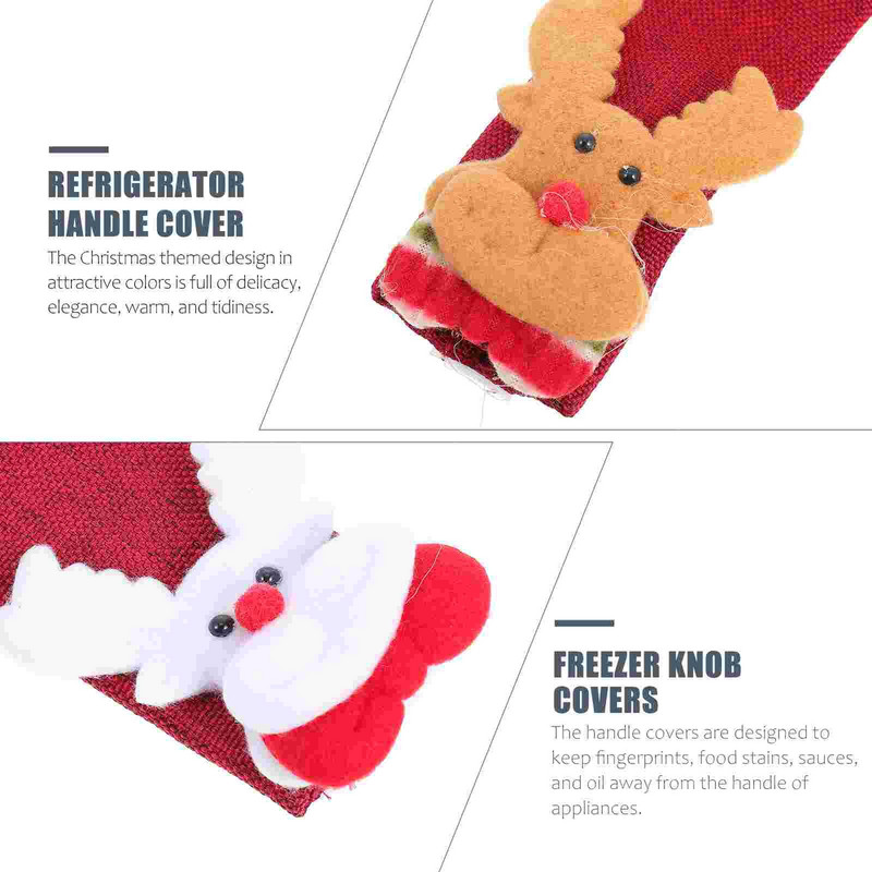 4 bucăți capac pentru mâner Carcasă robustă de protecție Premium Prime pentru mâner pentru frigider-congelator