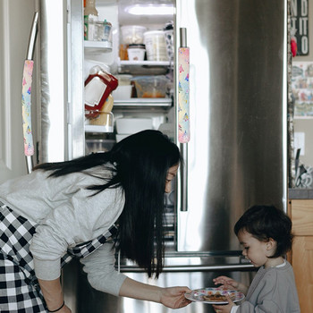 Καλύμματα λαβής Κάλυμμα Ψυγείο Πόρτα Ψυγείου Συσκευή Μικροκυμάτων Συσκευές Κουζίνας Προστατευτικά Γάντια Διακόσμηση Λαβές Διακοσμητικά