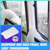 Univerzálna tesniaca handrička na okno Air Lock 4m/3m, sada na tesnenie okien, zastavenie horúceho vzduchu, pre mobilnú klimatizáciu A0O5