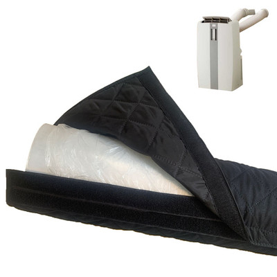 Κάλυμμα εύκαμπτου σωλήνα κλιματιστικού Κάλυμμα εύκαμπτου σωλήνα με μόνωση φορητού εύκαμπτου σωλήνα Προστατευτικό χιτώνιο σκόνης Αέρα Πανί πλάκα εξόδου αέρα Κάλυμμα σωλήνα σωλήνα σωλήνα