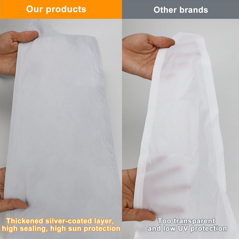 „AirLock“ lango sandariklis nešiojamam oro kondicionieriui 400 cm Lanksčios audinio sandarinimo plokštės lango sandariklis su užtrauktuku ir greitai lipni