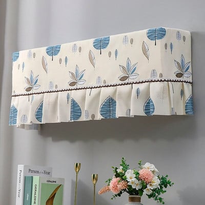 Nástenné kryty na klimatizáciu, prachotesné, s potlačou a volánikmi, proti znečisteniu, do spálne, vintage, umývateľné, ochranné, obľúbené domáce...