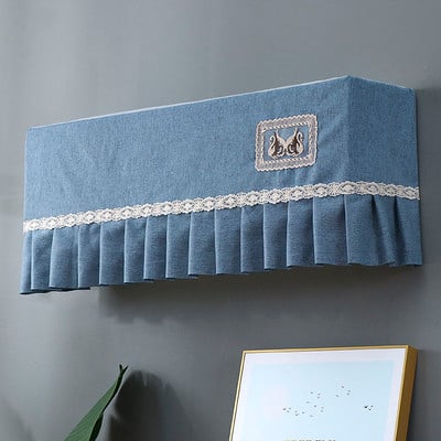 Nástenné kryty na klimatizáciu, prachotesné, s potlačou a volánikmi, proti znečisteniu, do spálne, vintage, umývateľné, ochranné, obľúbené domáce...