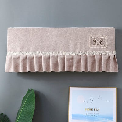 Nástenné kryty na klimatizáciu, prachotesné, s potlačou a volánikmi, proti znečisteniu, do spálne, vintage, umývateľné, ochranné, obľúbené domáce...