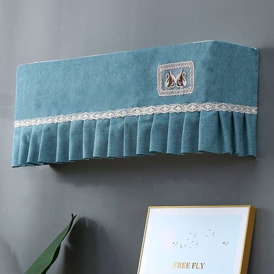 Nástenné kryty na klimatizáciu, prachotesné, s potlačou a volánikmi, proti znečisteniu, do spálne, vintage, umývateľné, ochranné, obľúbené domáce...