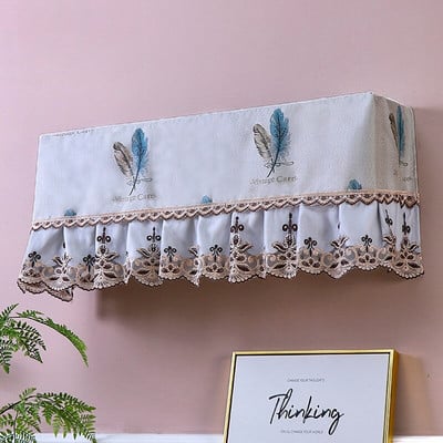 Nástenné kryty na klimatizáciu, prachotesné, s potlačou a volánikmi, proti znečisteniu, do spálne, vintage, umývateľné, ochranné, obľúbené domáce...