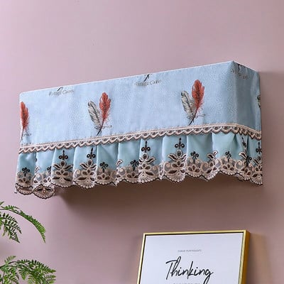 Nástenné kryty na klimatizáciu, prachotesné, s potlačou a volánikmi, proti znečisteniu, do spálne, vintage, umývateľné, ochranné, obľúbené domáce...