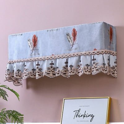 Nástenné kryty na klimatizáciu, prachotesné, s potlačou a volánikmi, proti znečisteniu, do spálne, vintage, umývateľné, ochranné, obľúbené domáce...