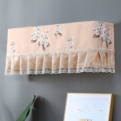 Nástenné kryty na klimatizáciu, prachotesné, s potlačou a volánikmi, proti znečisteniu, do spálne, vintage, umývateľné, ochranné, obľúbené domáce...