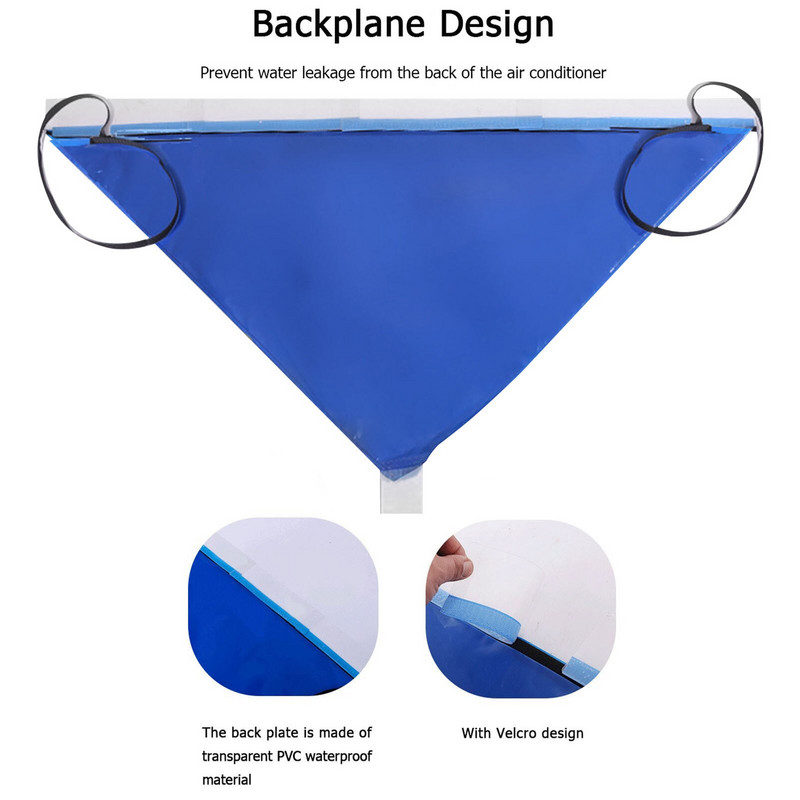 Kryt na čistenie klimatizácie, chránič proti prachu a umývaniu klimatizácie, čistiaci kryt, ochrana proti prachu a klimatizácii, vrecko na náradie