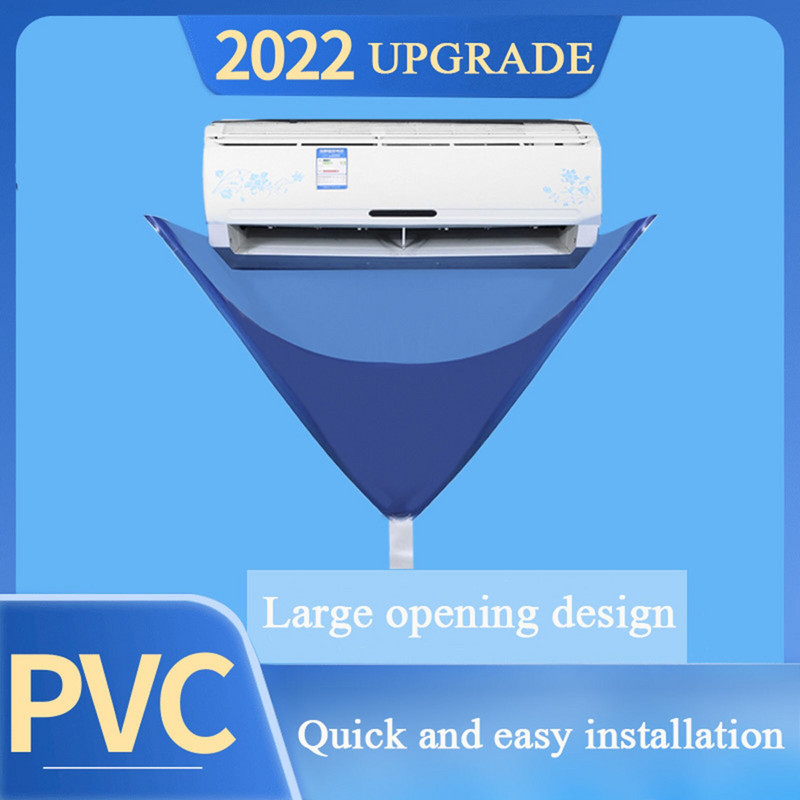 Kryt na čistenie klimatizácie, chránič proti prachu a umývaniu klimatizácie, čistiaci kryt, ochrana proti prachu a klimatizácii, vrecko na náradie