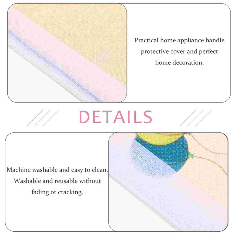 Kryt rukoväte dvierok, kryty spotrebičov, chránič chladničky, mikrovlnná rúra, kuchynská rúra, chladnička s mrazničkou, rukavice, puzdro, rukoväť, gombík