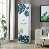 Hotă de dulap în formă pătrată Decorați acasă Pânză Artă Capac de praf Aer condiționat vertical Simplitate Condiționare modernă