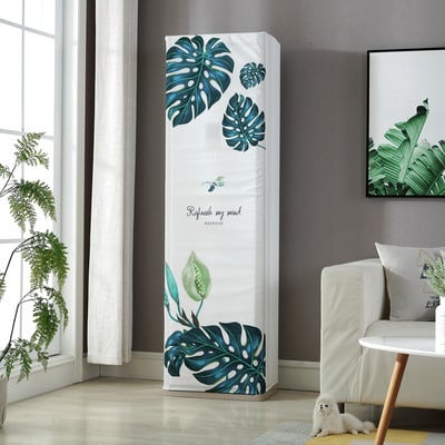 Hotă de dulap în formă pătrată Decorați acasă Pânză Artă Capac de praf Aer condiționat vertical Simplitate Condiționare modernă