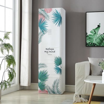 Hotă de dulap în formă pătrată Decorați acasă Pânză Artă Capac de praf Aer condiționat vertical Simplitate Condiționare modernă