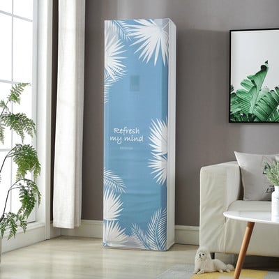 Hotă de dulap în formă pătrată Decorați acasă Pânză Artă Capac de praf Aer condiționat vertical Simplitate Condiționare modernă