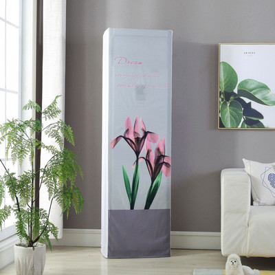 Hotă de dulap în formă pătrată Decorați acasă Pânză Artă Capac de praf Aer condiționat vertical Simplitate Condiționare modernă