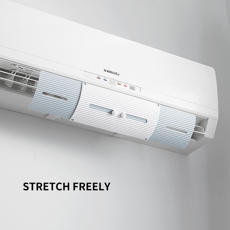 Capac retractabil pentru aer condiționat Parbriz reglabil Deflector pentru aer condiționat Deflector antivânt pentru aer condiționat