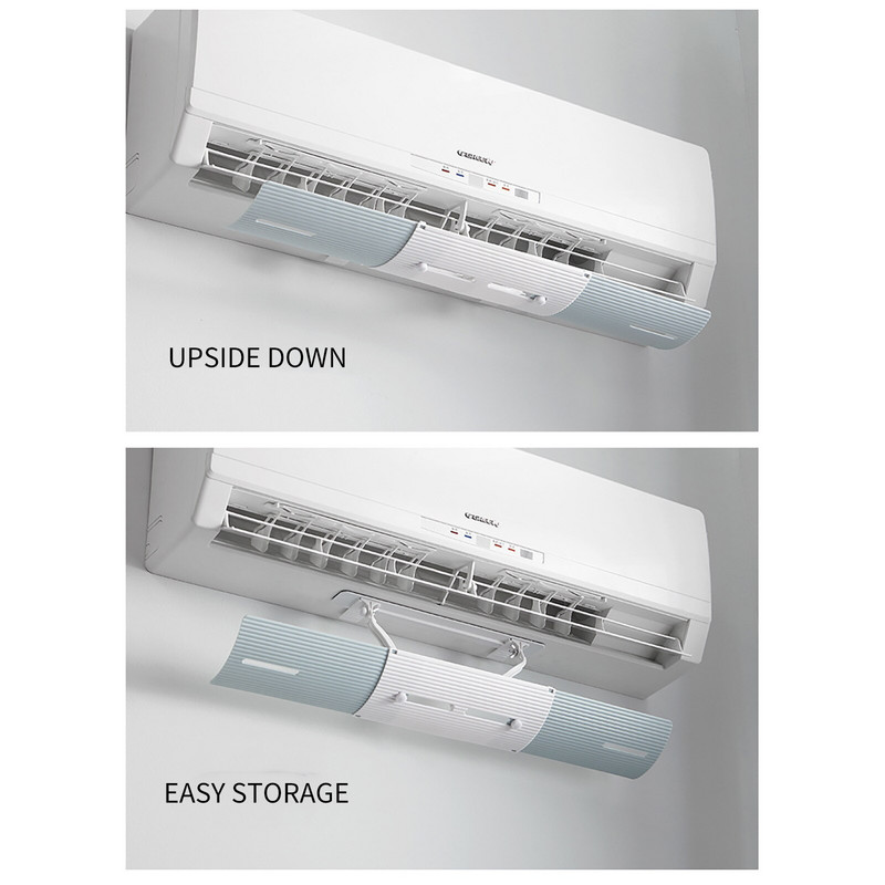 Capac retractabil pentru aer condiționat Parbriz reglabil Deflector pentru aer condiționat Deflector antivânt pentru aer condiționat