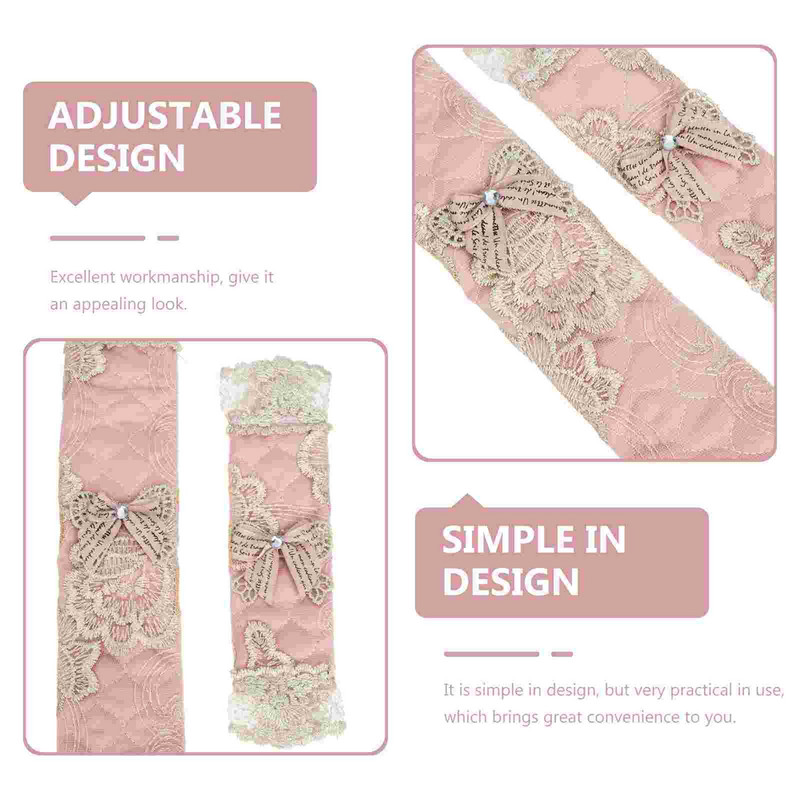 Kryt rukoväte dverí chladničky, ochranné čipky, vyšívané, európske, umývateľné, 2 sady, kuchynské dekorácie, barové doplnky