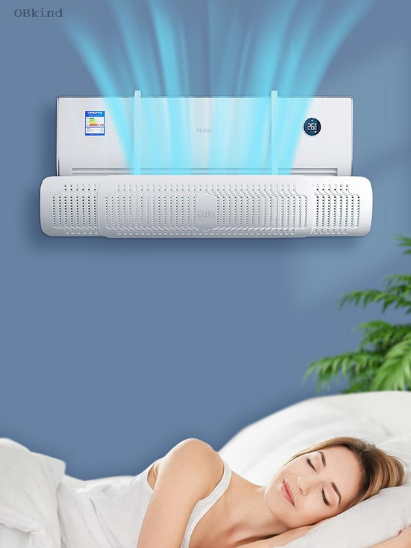 obkind Oro kondicionieriaus vėjo deflektorius tiesiam smūgiui išleidimo angai atsparus barjeras bendras montavimas uždara sieninė vėjo dangtelio plokštė