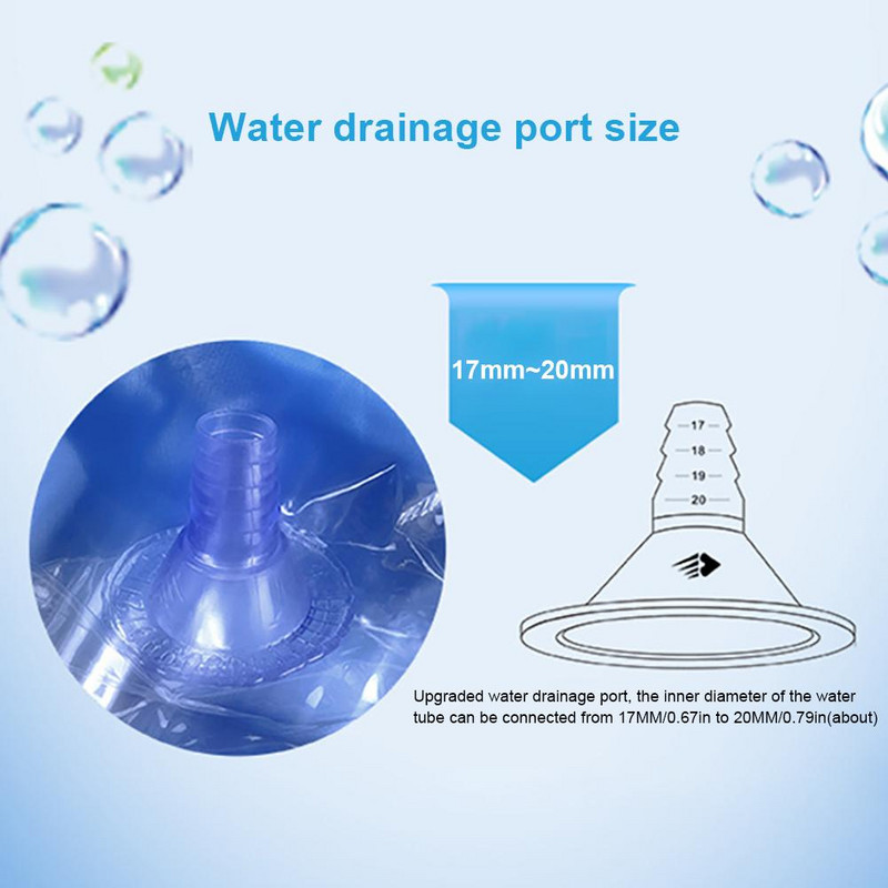Nástenný PVC kryt klimatizácie, prachotesný, vodotesný, priehľadný kryt klimatizácie s odtokovým otvorom a vodnou hadičkou