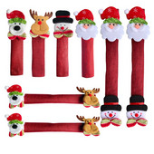 8 ks kuchynských potrieb Vianoce pre kuchynskú rúru, mikrovlnnú rúru, umývačku riadu, vianočnú domácu chladničku