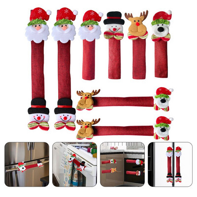 8 ks kuchynských potrieb Vianoce pre kuchynskú rúru, mikrovlnnú rúru, umývačku riadu, vianočnú domácu chladničku