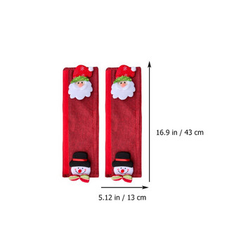 8 τμχ Κάλυμμα ολίσθησης λαβής ψυγείου Καλύμματα λαβής ψυγείου Χριστουγεννιάτικο κάλυμμα λαβής πόρτας ψυγείου σπιτιού