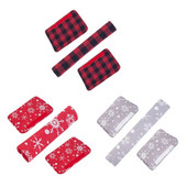 Vianočná rukoväť chladničky, látková kľučka dverí, kryt kuchynskej chladničky, chránič rukavíc, chránič kľučiek dverí