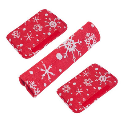 Vianočná rukoväť chladničky, látková kľučka dverí, kryt kuchynskej chladničky, chránič rukavíc, chránič kľučiek dverí