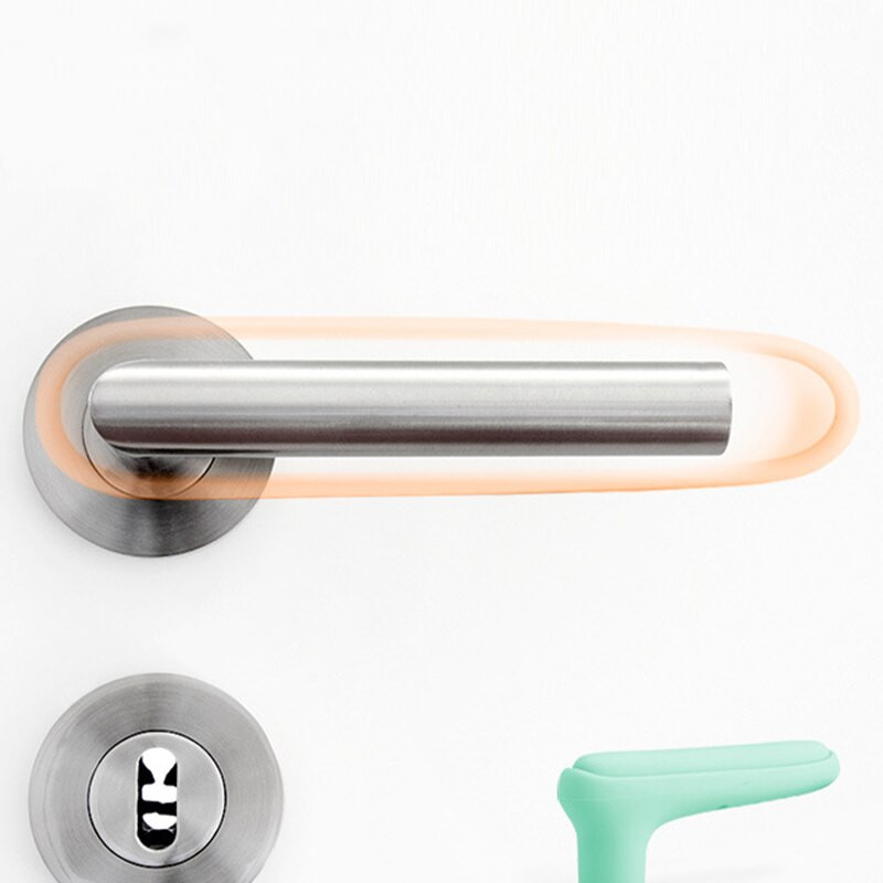 Kreslená detská ochrana proti nárazu pre deti, kľučka dverí, rukavice, chránič silikónového rukáva, kľučka dverí, bytové doplnky